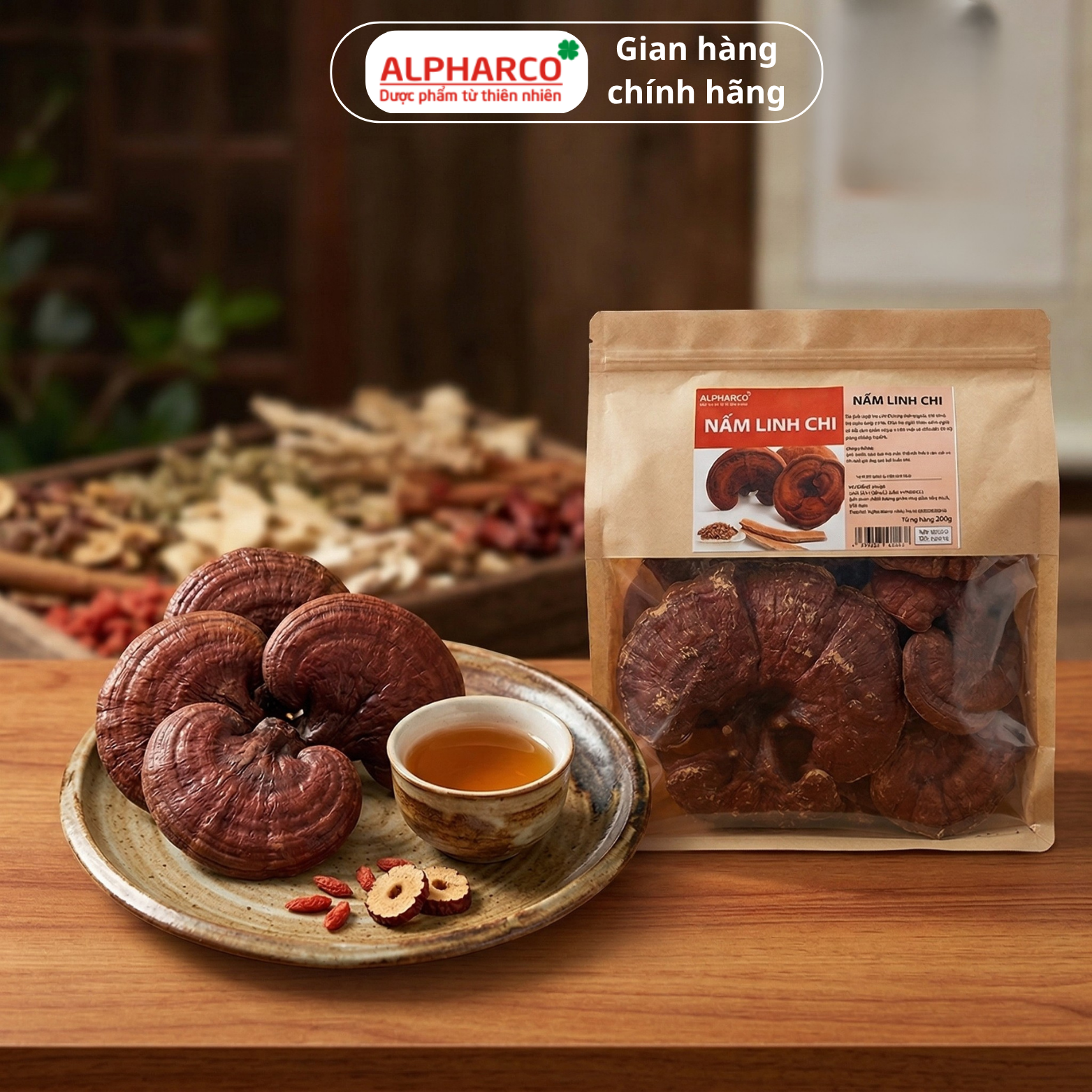 Nấm linh chi 300g thumbnail