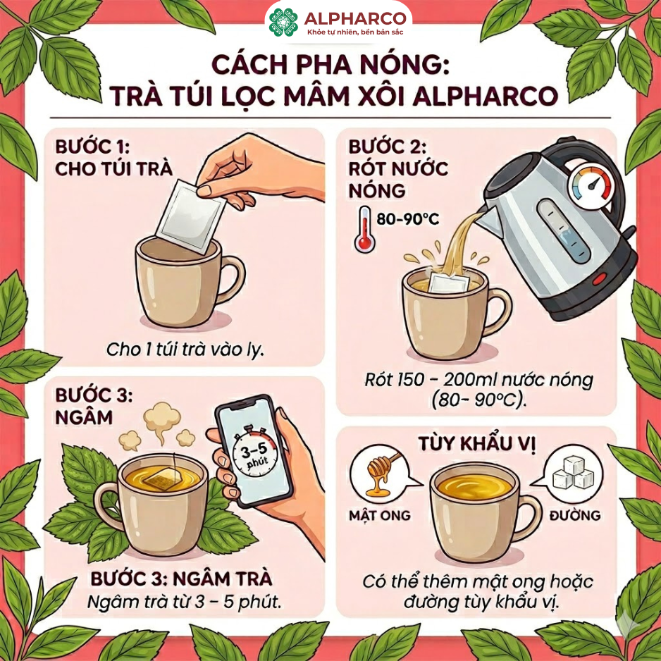 Trà Túi Lọc Mâm Xôi thumbnail