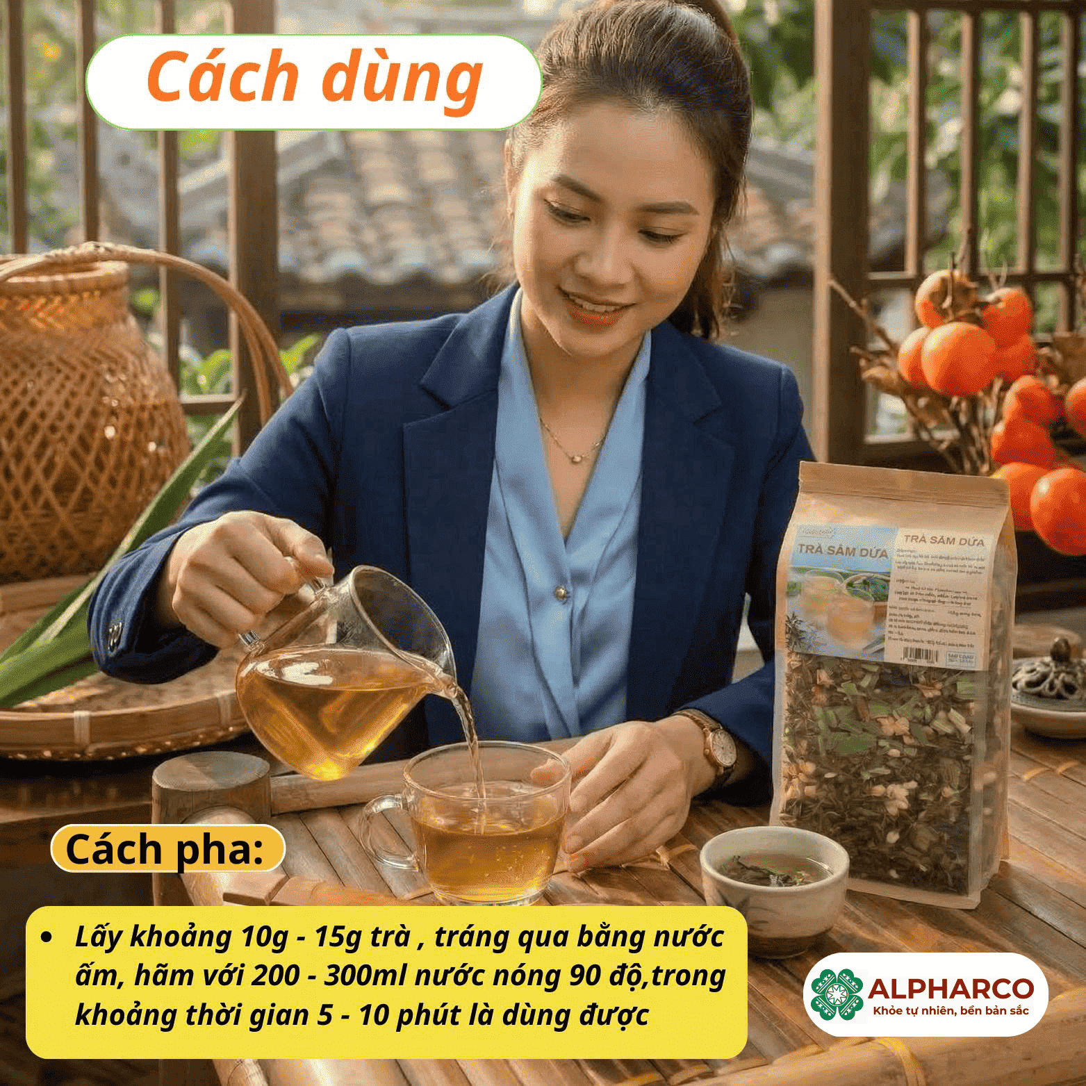 Trà sâm dứa 300g thumbnail