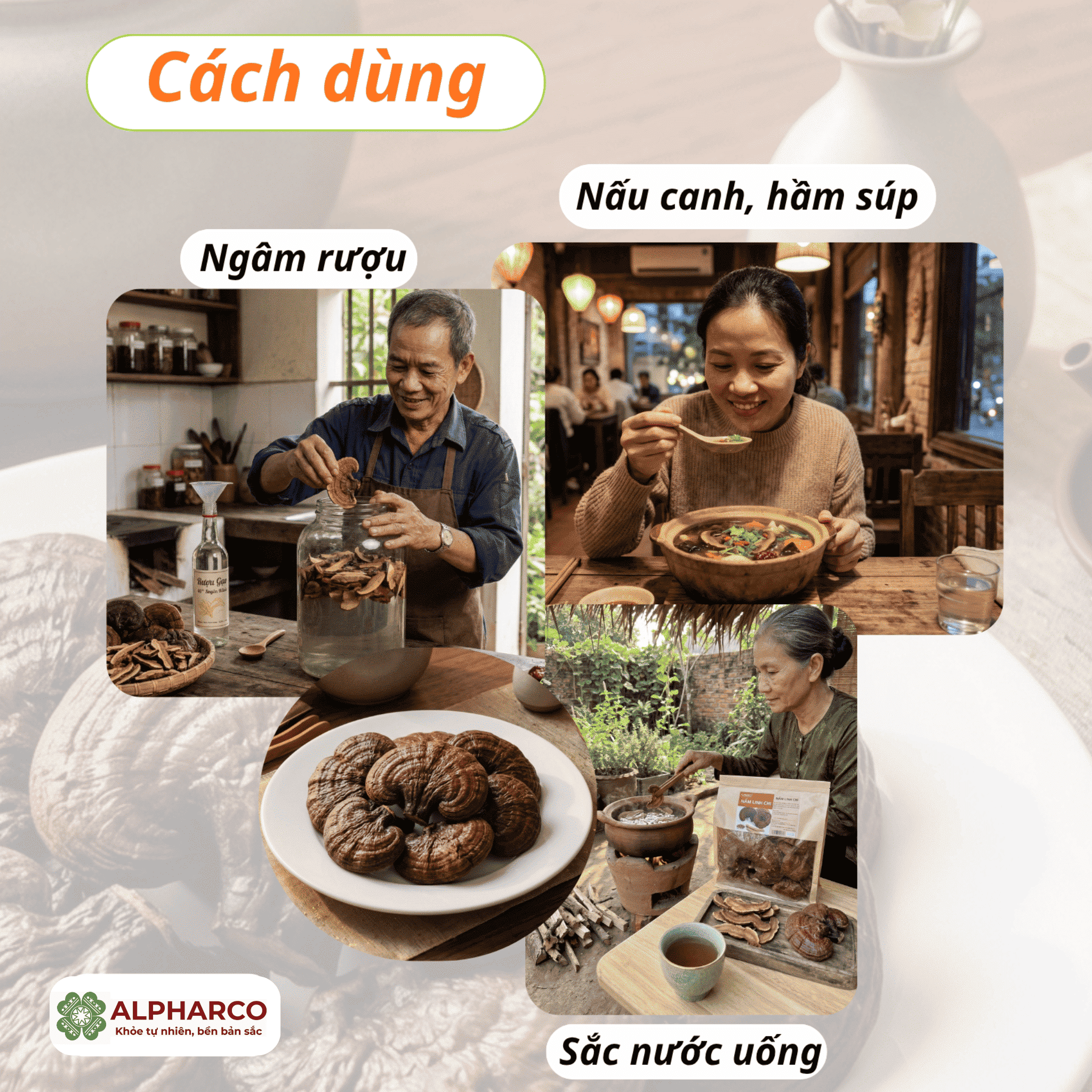 Nấm linh chi 300g thumbnail