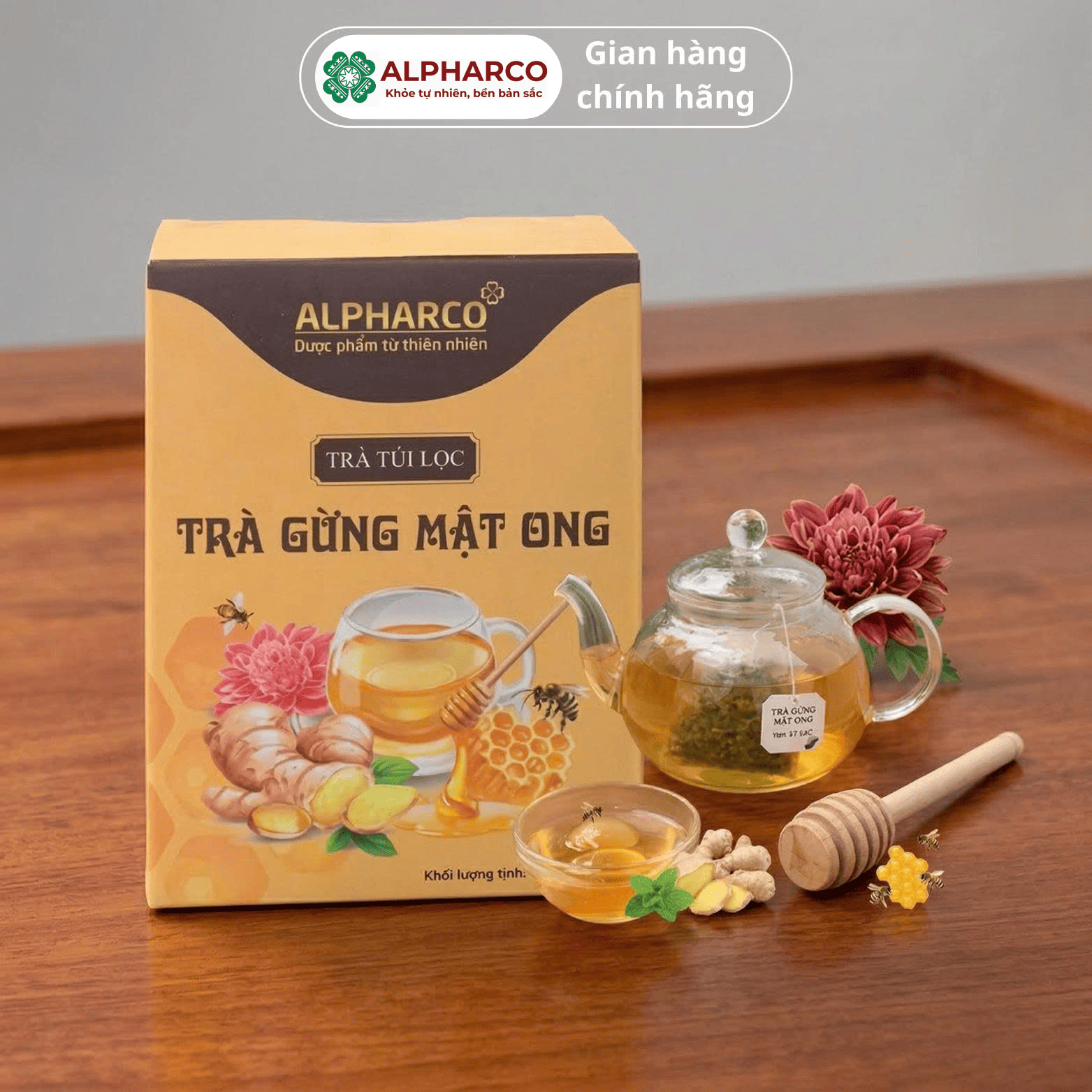 Trà gừng mật ong thumbnail