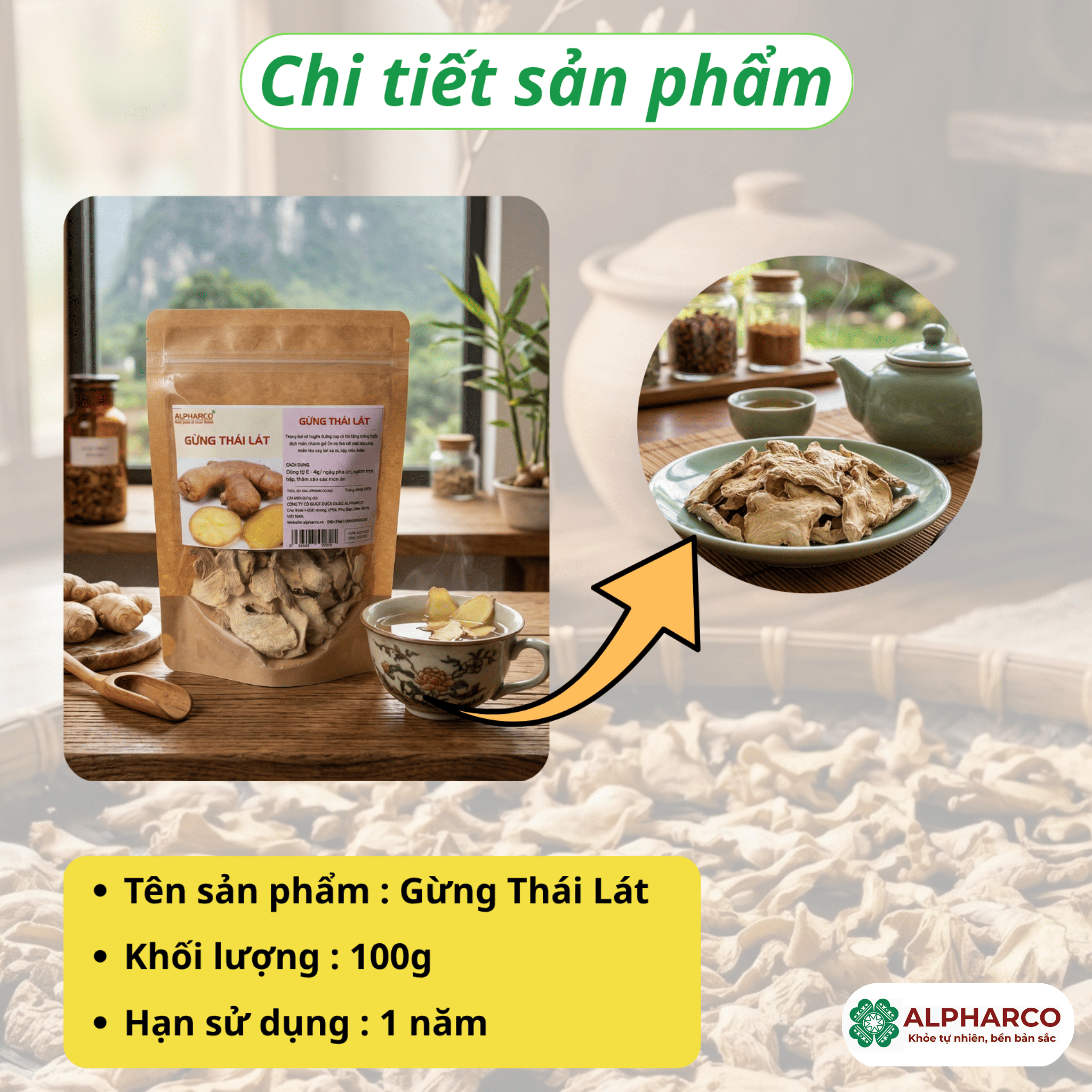 Gừng thái lát thumbnail