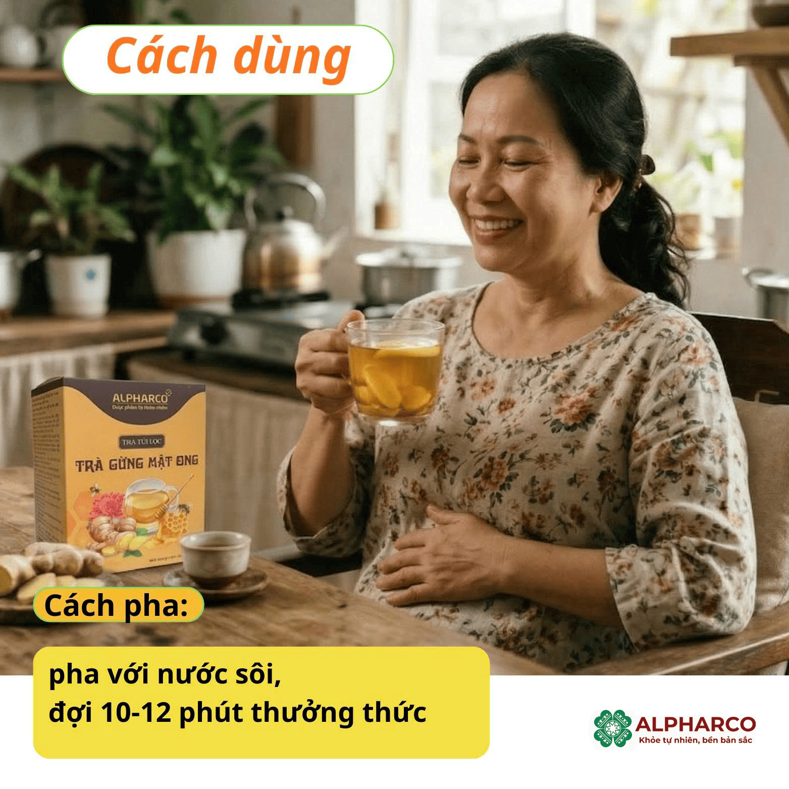 Trà gừng mật ong thumbnail