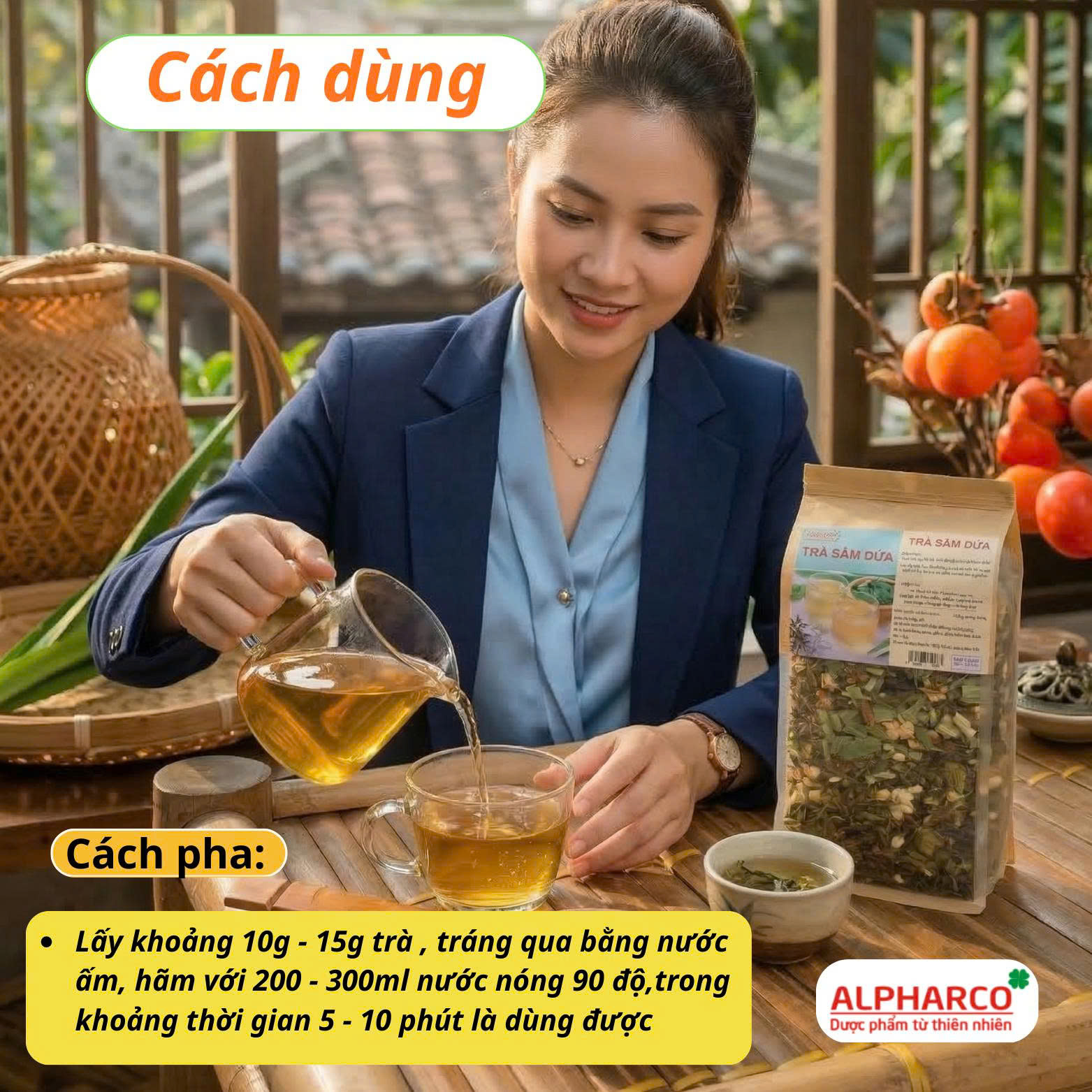 Trà sâm dứa 300g thumbnail