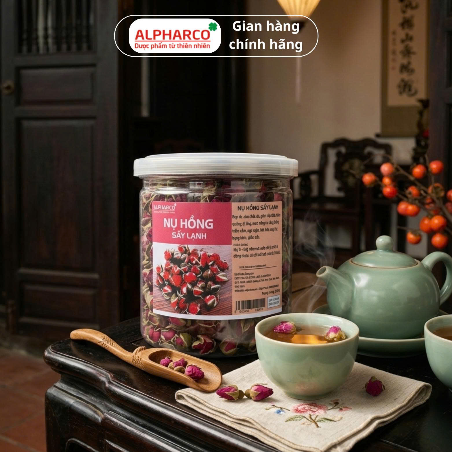 Nụ hoa hồng sấy lạnh 100g thumbnail