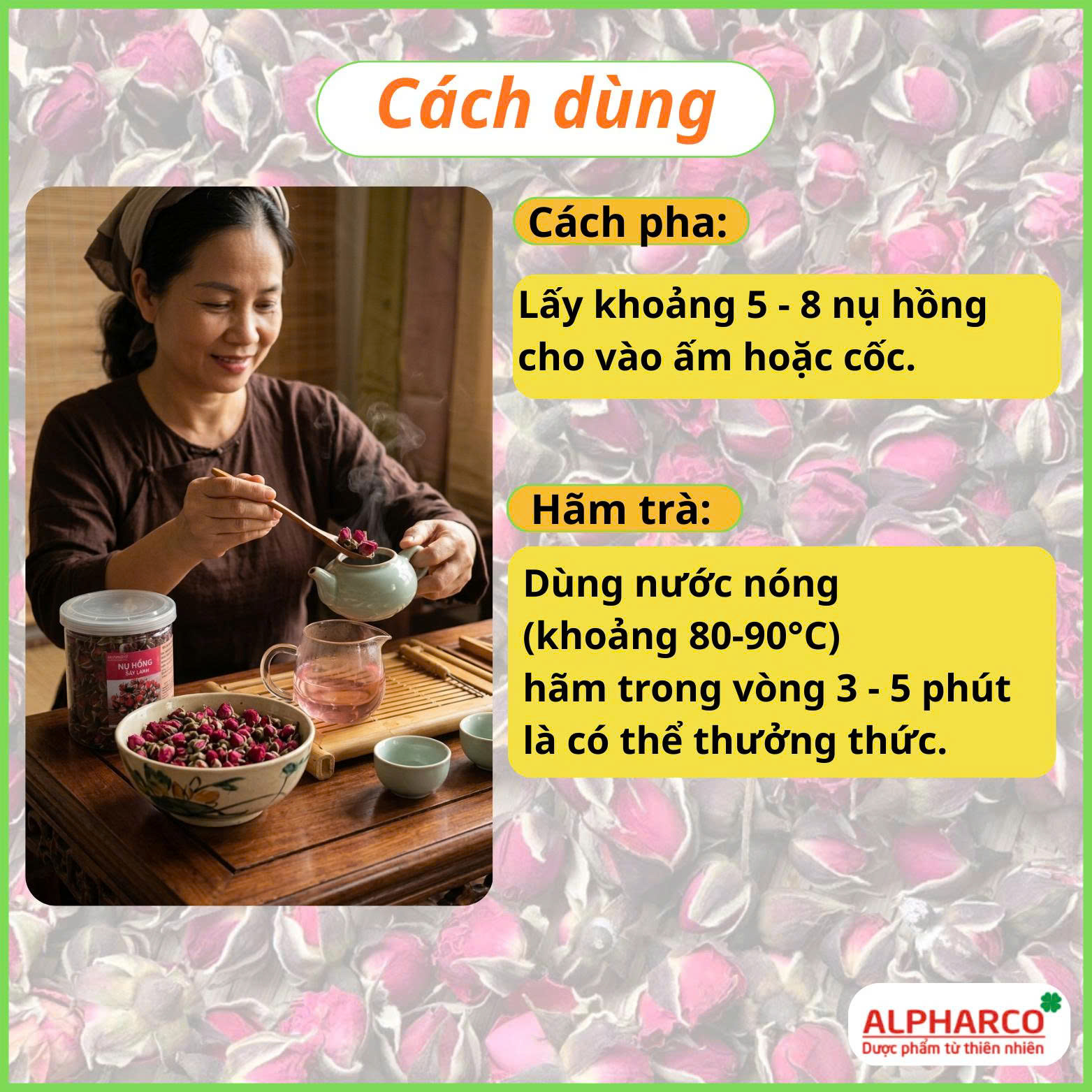 Nụ hoa hồng sấy lạnh 100g thumbnail
