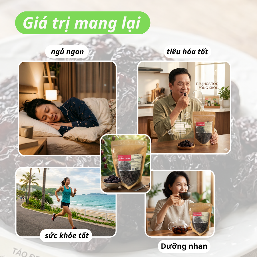 Táo đen Alpharco túi 500g thumbnail