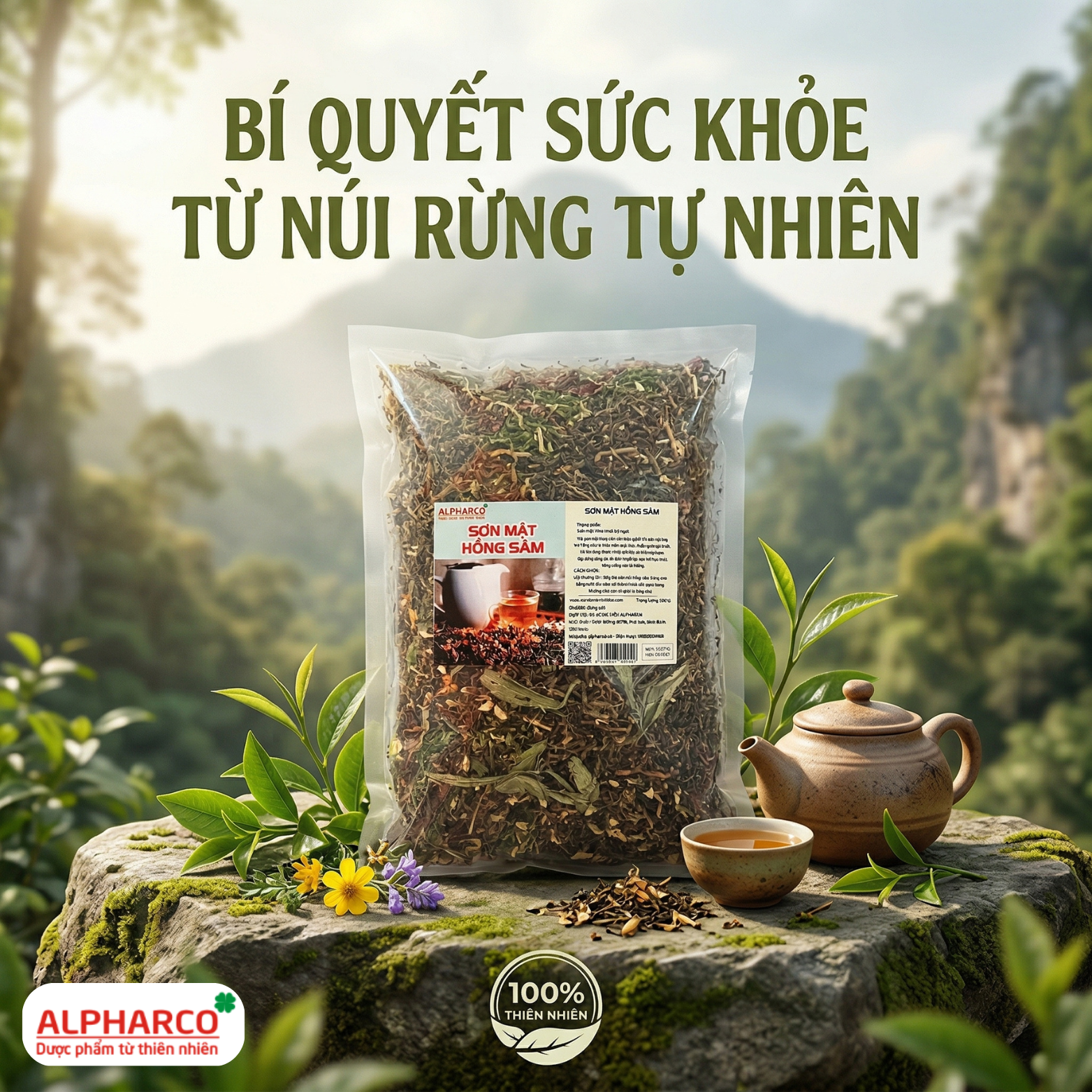 Trà Sơn Mật Hồng Sâm thumbnail