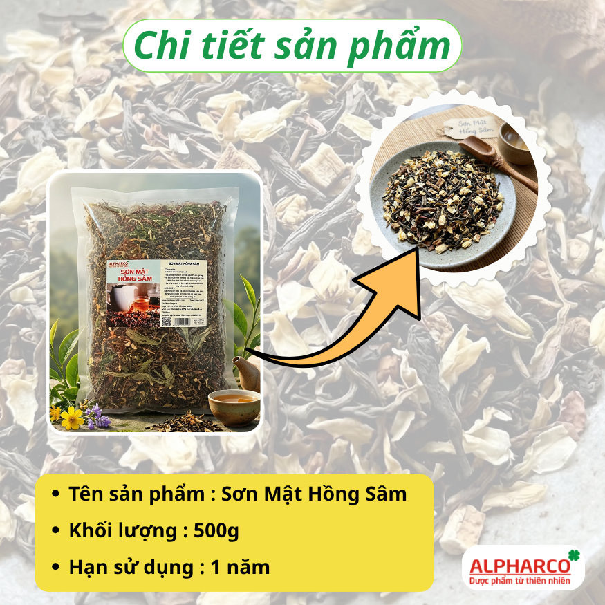 Trà Sơn Mật Hồng Sâm thumbnail