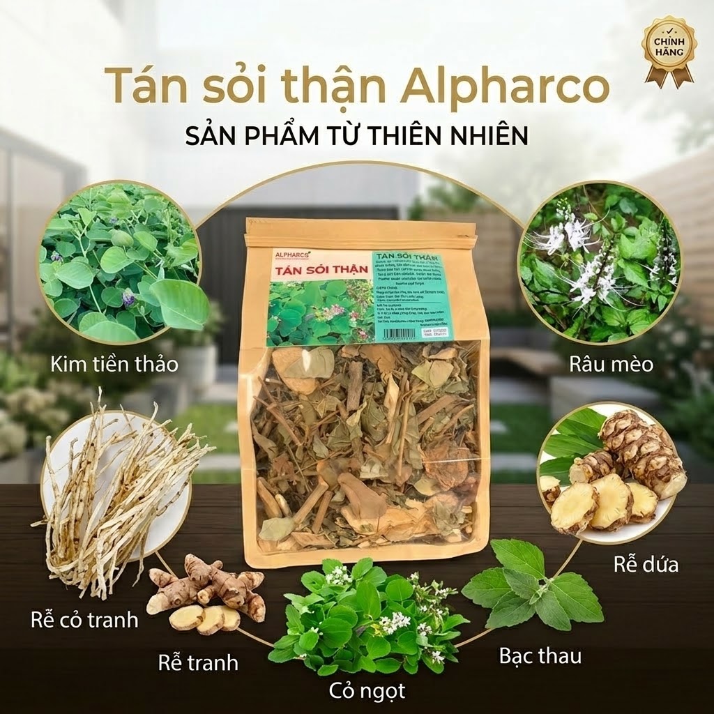 Lá tán sỏi thận 300g thumbnail