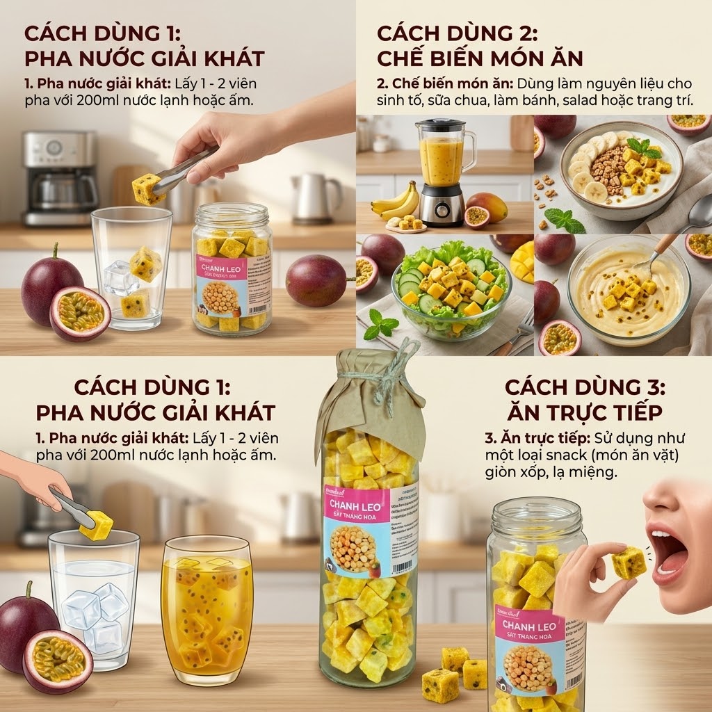 Chanh leo sấy thăng hoa 270g thumbnail