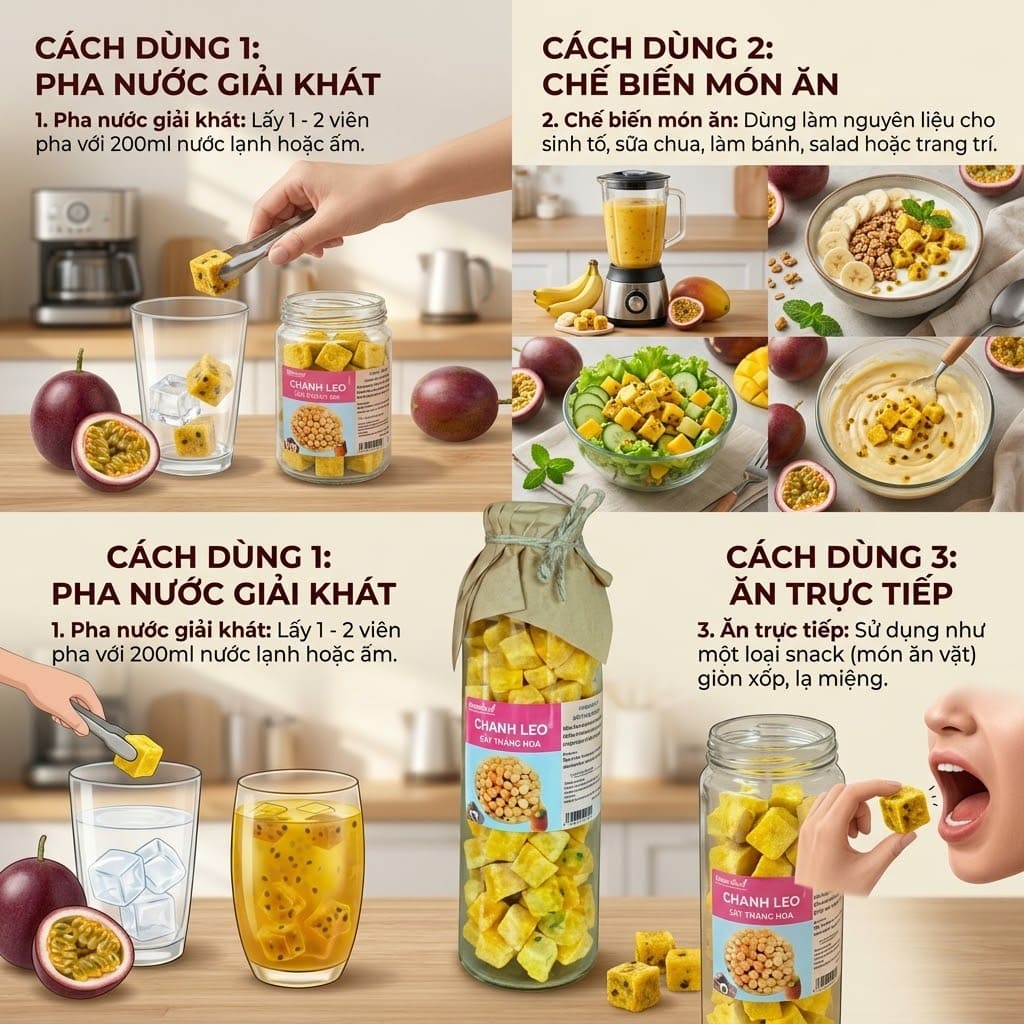 Chanh leo sấy thăng hoa 270g thumbnail